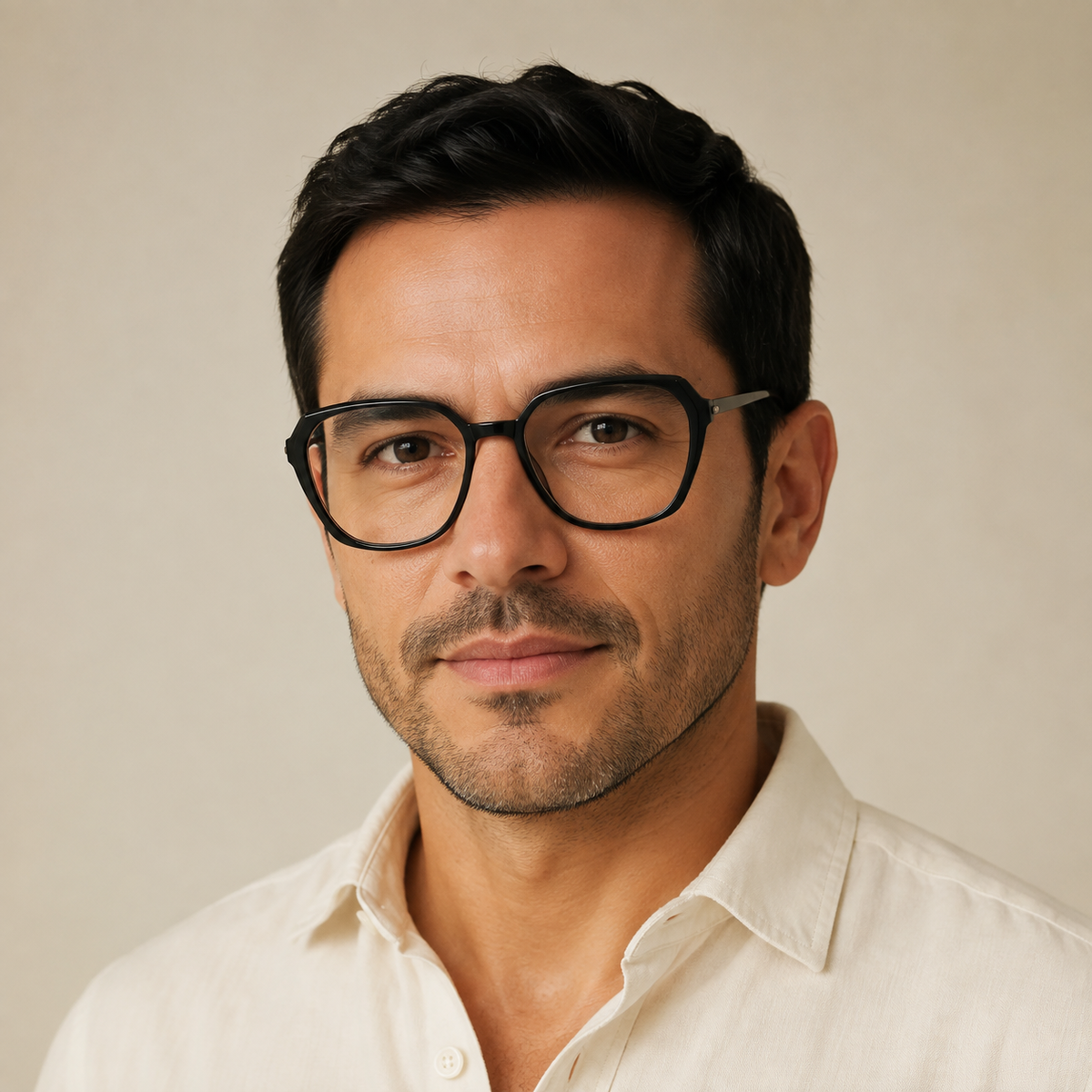 Hombre usando Amsterdam — Acetato premium