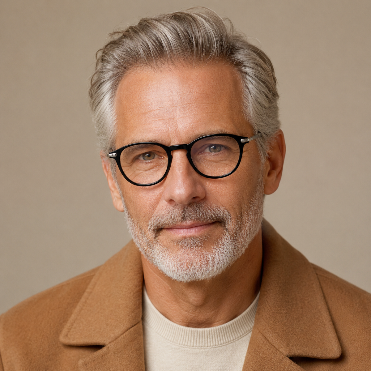 Hombre usando Milo — Acetato premium