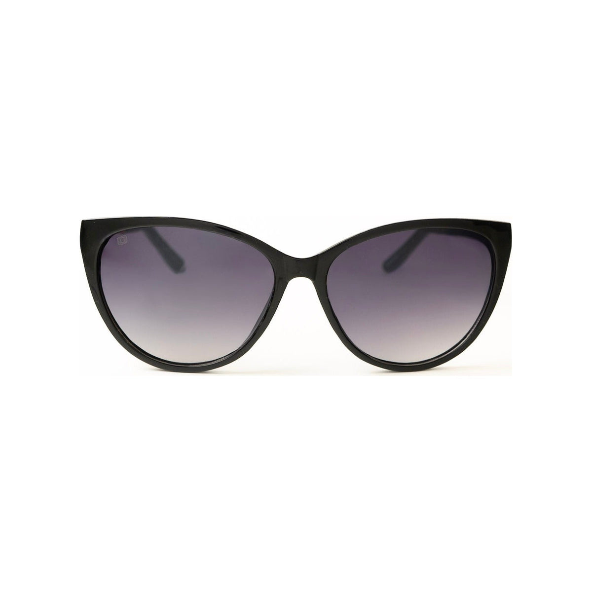 Lentes de sol Aurora Ovadia negros vista frontal