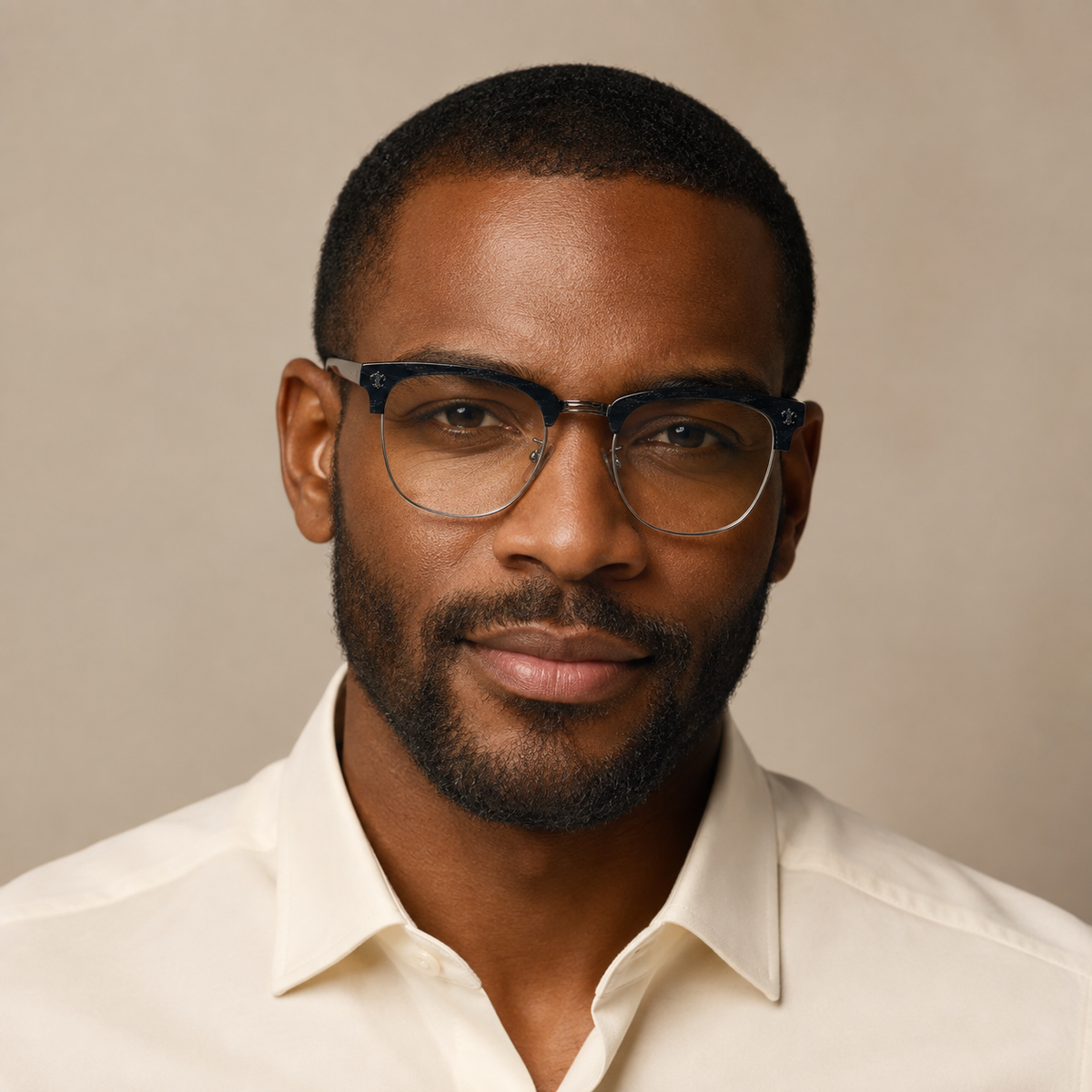 Hombre usando Florence — Acetato premium