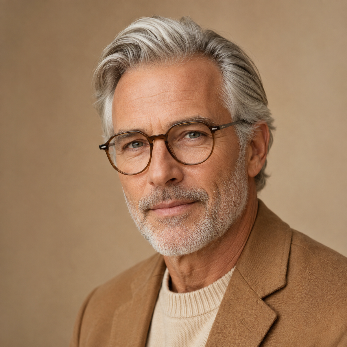 Hombre usando Leon — Acetato premium